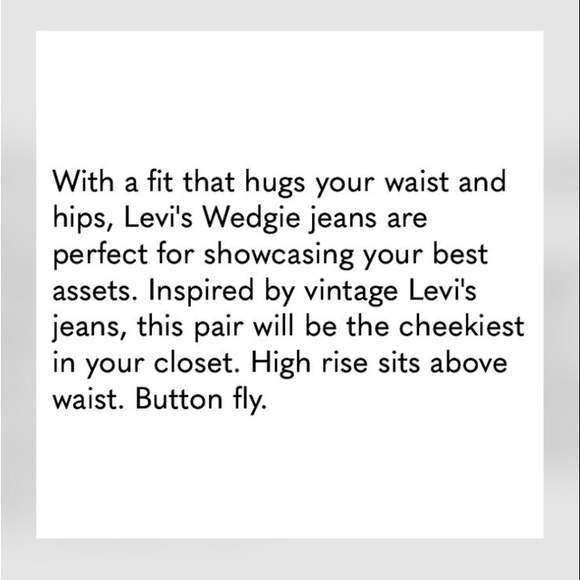 Levi’s Wedgie Icon Straight Jeans - Picture 5 of 5